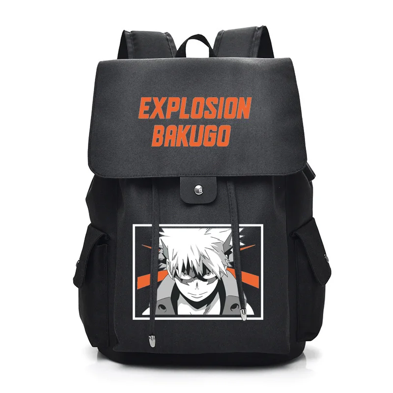 

My Boku No Hero Academia Katsuki Bakugo Izuku Midoriya Unisex Fashion Backpack Laptop Notebook Travel Bag Rucksack School Gifts