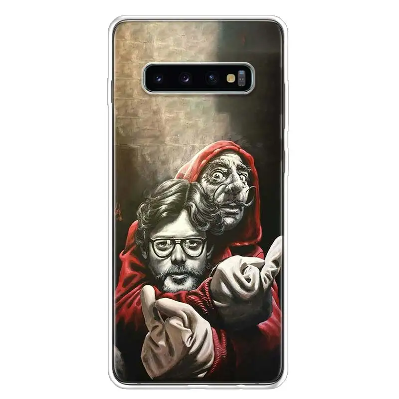 

TV La Casa de papel Cover Phone Case For Samsung Galaxy S10 S20 Ultra Note 10 9 8 S9 S8 J4 J6 J8 + Lite Plus Pro S7 Coque