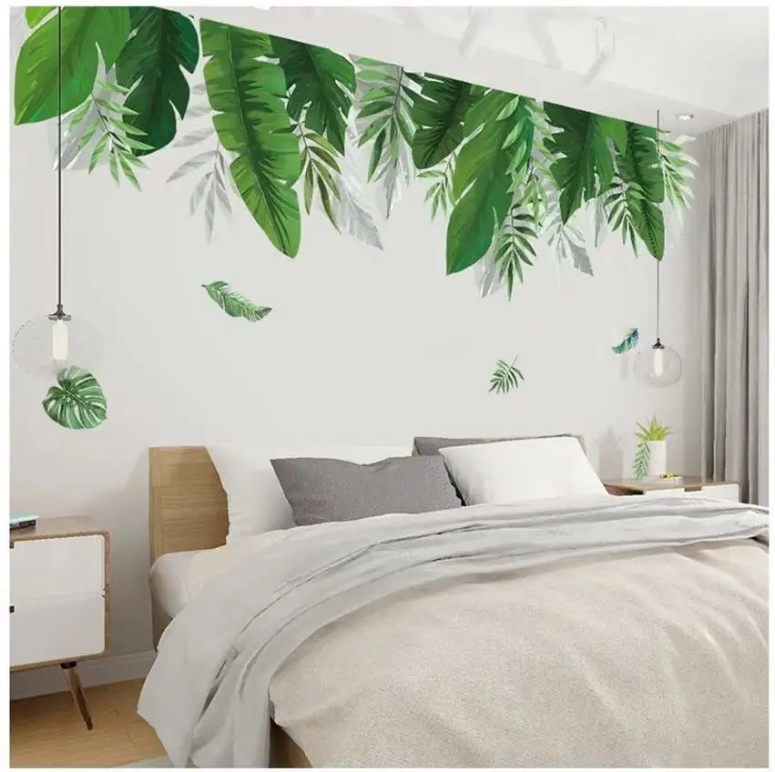 Растительное дерево наклейка на стену декор для комнаты украшение дома гостиной