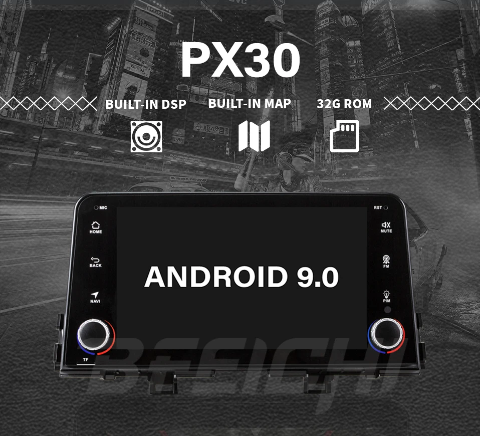 Android 9,0 PX30 автомобильный dvd для Kia Picanto gps автомобильный dvd плеер с навигацией мультимедийный плеер Видео Радио плеер
