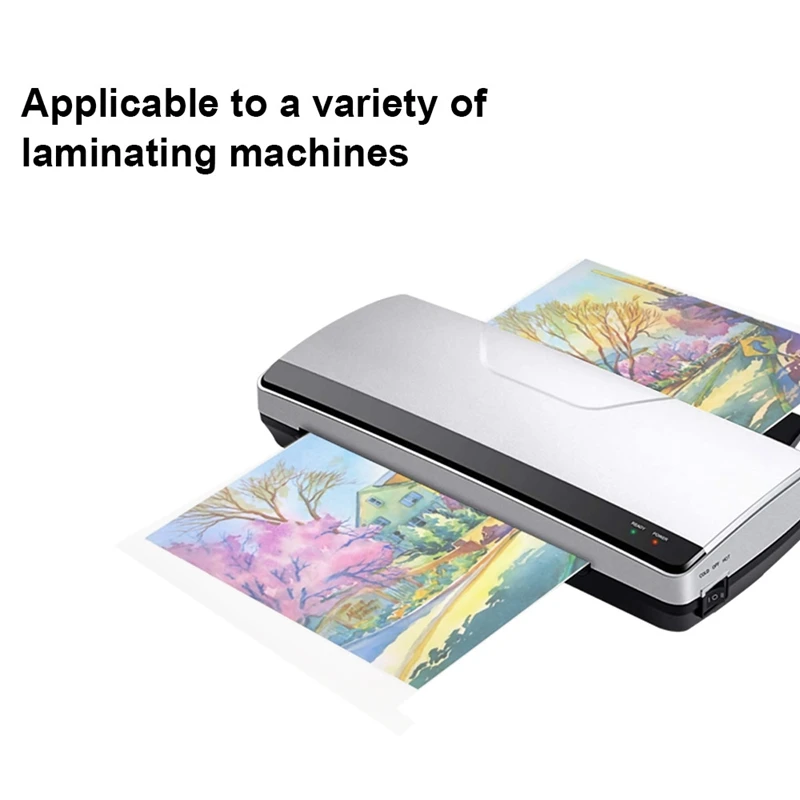 

100 Pack 3 Mil Clear Hot Glossy Thermal Laminating Pouches Lamination Sheet Laminator Pockets