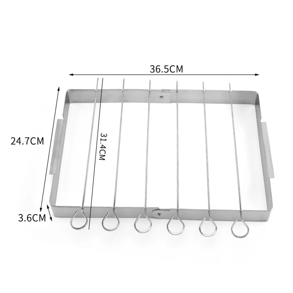 

Portable Stainless Steel BBQ Grill Folding BBQ Grill Mini Pocket BBQ Grill Barbecue Accessories For Home Park Use Outdoor
