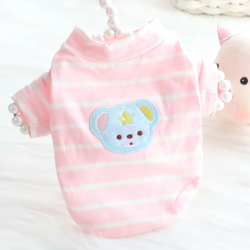 

Spring Summer Dog T-shirt Cartoon Dog Shirt Pajamas Cat Puppy Doggie Small Dog Costume Yorkshire Pomeranian Poodle Pet Clothing