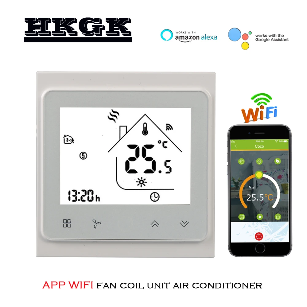 4p cooling/heating wifi thermostat room temperature control for Central air conditioning | Обустройство дома