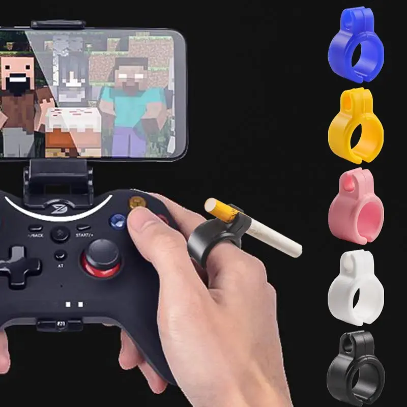 Игровые гаджеты силиконовые кольца для рук держатель сигарет обычных