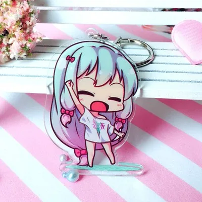 Аниме &quotEromanga-Sensei&quot Sagiri Izumi с подвесками в виде милых акриловых цветов фигурка