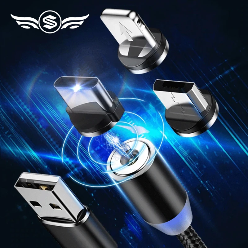 Красивый Магнитный usb-кабель для быстрой зарядки USB type C кабель магнитное зарядное устройство для зарядки данных Micro usb кабель мобильного телефона кабель USB шнур