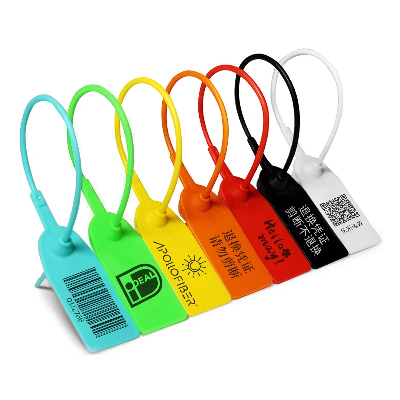 

100 Custom Clothing Hang Tags Personalized Plastic Security Print Garment Shoe Clothes Product Logo Gift Tag Label180mm/7.1"