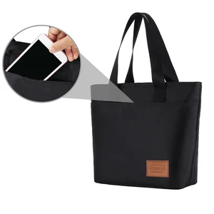 Термосумка Aosbos для женщин и детей, изолированные большие пакеты для завтрака и еды, контейнер для пикника