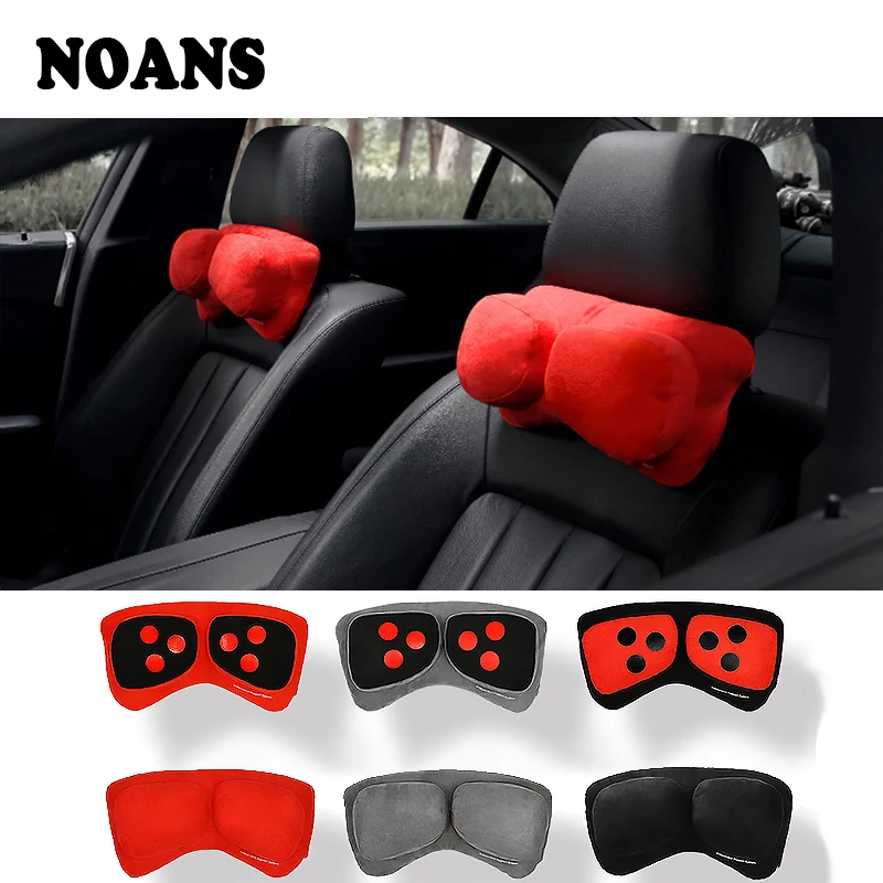 

Подушка для массажа автомобильных сидений NOANS, подушка для головы и шеи, подушка для стайлинга для Lada granta, Skoda Octavia, A7, A5, Rapid, Ford focus mk2, 2, 3