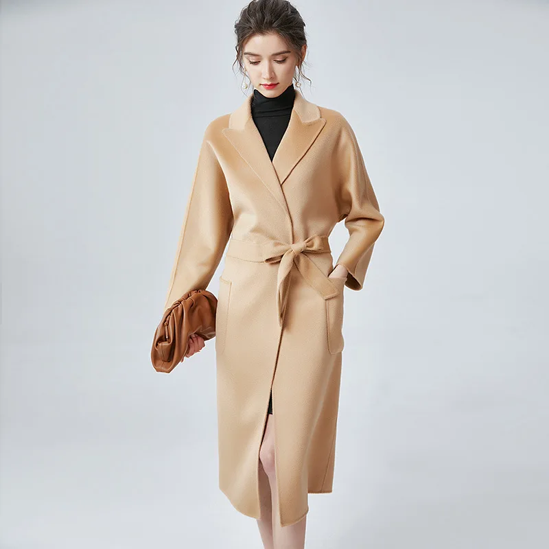 

Осенняя одежда для женщин Корейская женская одежда пальто платье женское Шерстяное Пальто женское кашемировое