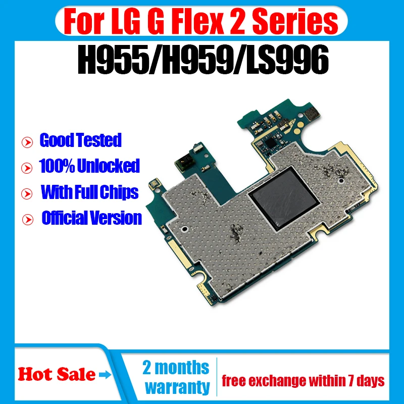 LISFG Full Working Motherboard Mainboard Circuits Board For LG G Flex 2 H955/H950/H959/LS996 With Android System | Мобильные