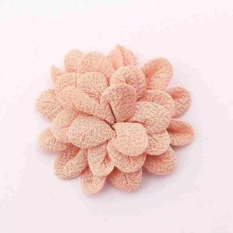 Peach 10 шт. 6,2 см 2," Винтажные Твердые волосы цветок для волос Аксессуары Полиэстер Милые искусственные розы Ткань Цветы для головы одежда - Цвет: Peach