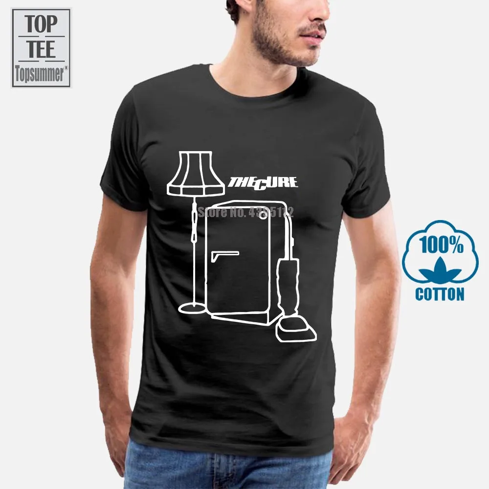 

The Cure T-Shirt Three Imaginary Boys Robert Smith Early Years Euso Size Cotton Tops Printed T Shirt Pure Cotton Men