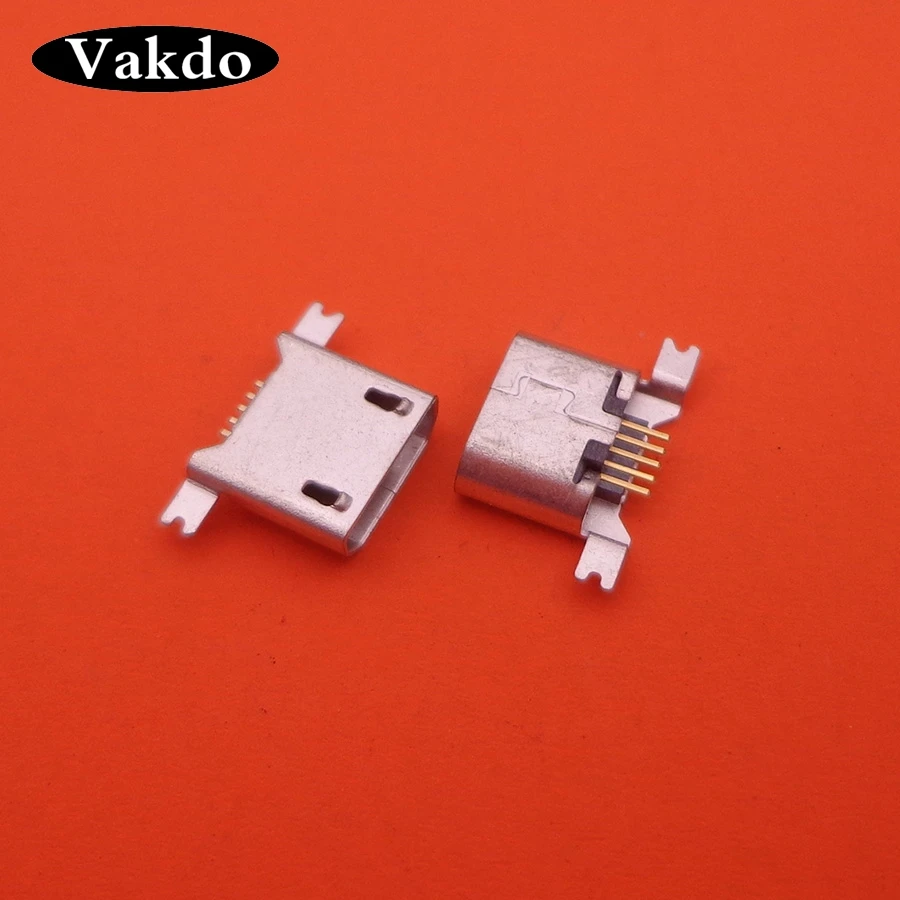 50 шт./лот разъем micro usb 5pin 5 контактный smd Используется в планшетных телефонах PDA