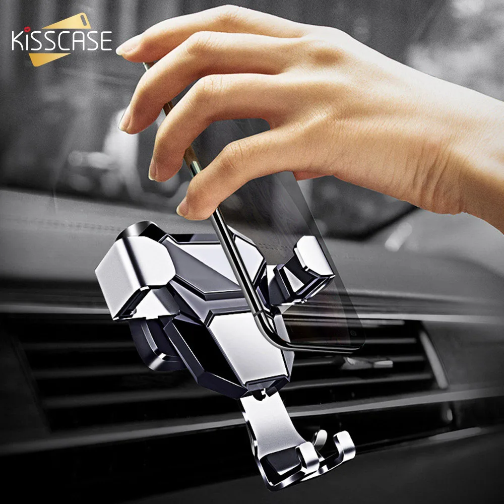 Автомобильный держатель для телефона с KISSCASE гравитацией iPhone 11 Pro Max 7 8