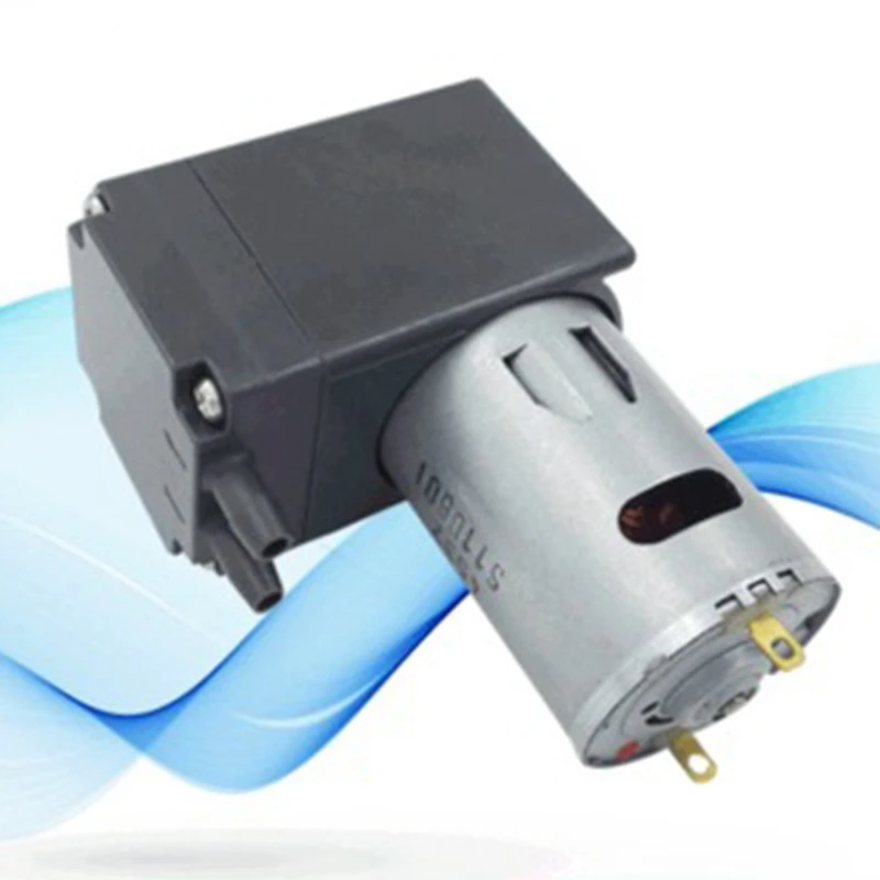 80 кПа Мини Вакуумный насос DC 12V маленький вакуумный всасывающий мембранный микро