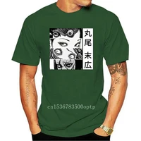 new t shirt for men collection uzumaki cotton tees crewneck junji ito uzumaki short sleeve t shirt