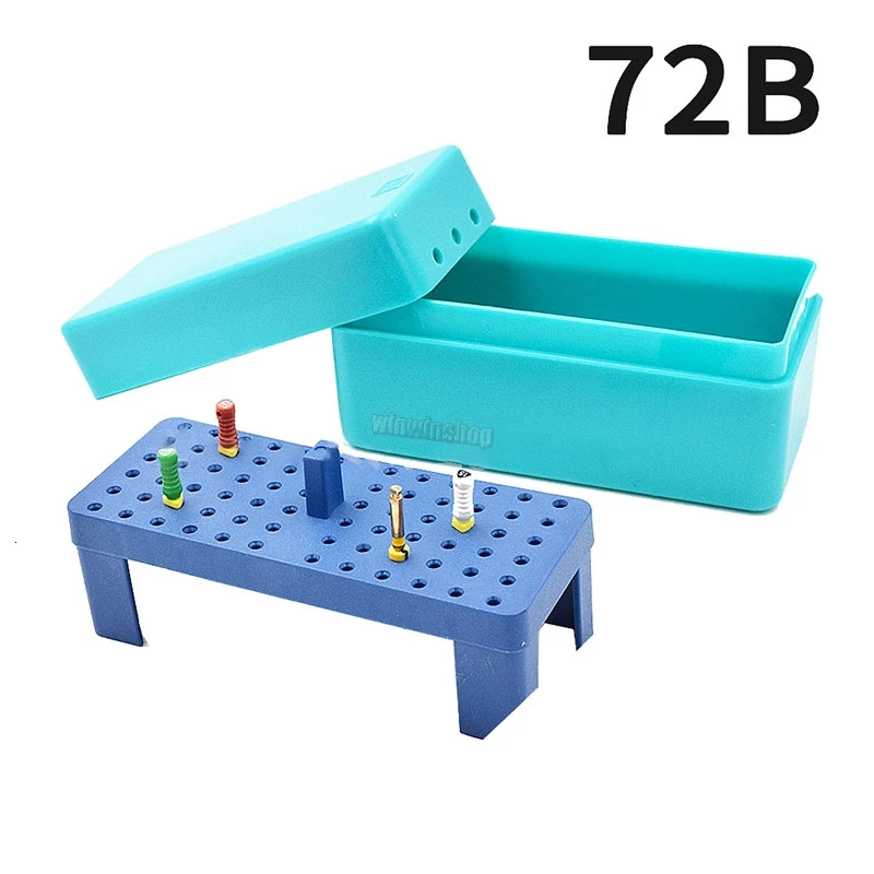 

72-hole dental sterilization color plastic autoclave endoscope box endodontic box