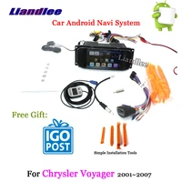 car android multimedia system for chrysler voyager 2001 2005 2006 2007 gps navigation display tv radio audio video stere screen
