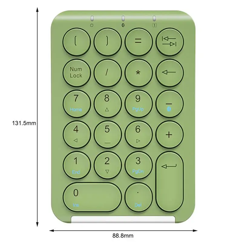 

Bluetooth Wireless Numeric Keypad 22 Keys Computer Mini Number Keyboard for PC Desktop Accounting Tasks Home Office