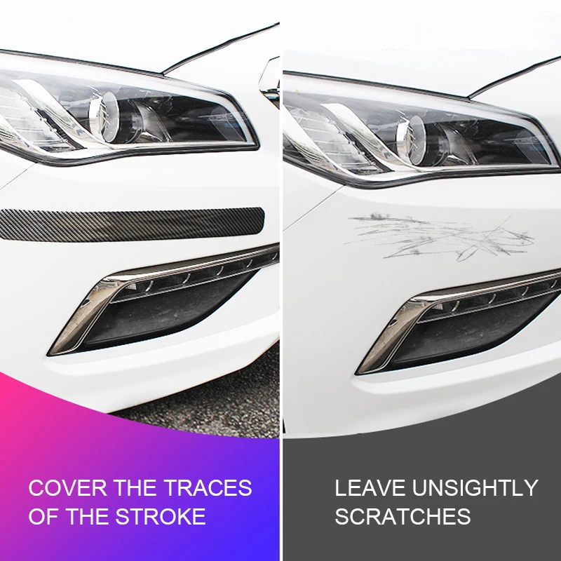 Tancredy карбоновая мягкая черная прокладка бампера волокнистый слой резины защита