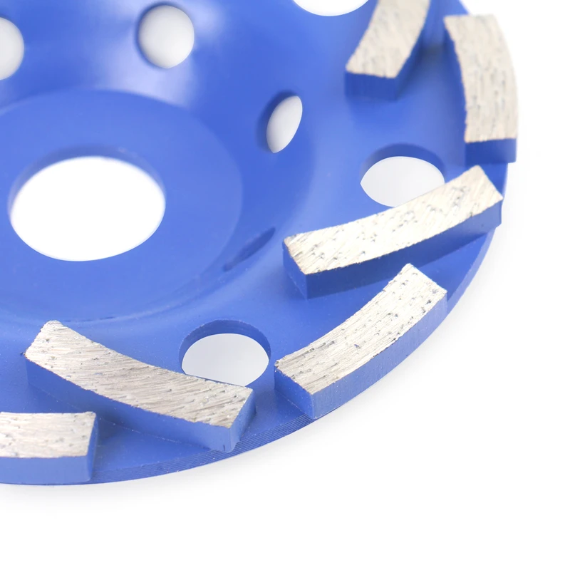 Шлифовальный круг HEDA 125 мм с алмазными чашками для полировки камня, мрамора, гранита, кирпича и абразивных материалов.