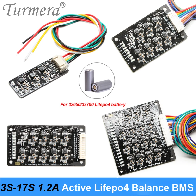 Активный баланс аккумулятора а Lifepo4 BMS 2S 4S 6S 8S 10S 13S 16S 17S|Аксессуары для батарей| |