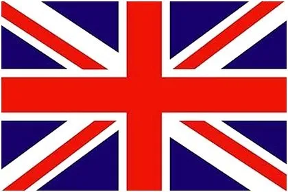 United Kingdom 10 упаковок, Национальный ручной Флаг США, Великобритании, ЕС, России, Франции, Испании, Нидерландов, Израиля, 14x21 см, ручные флаги с пластиковыми флажками - Цвет: United Kingdom