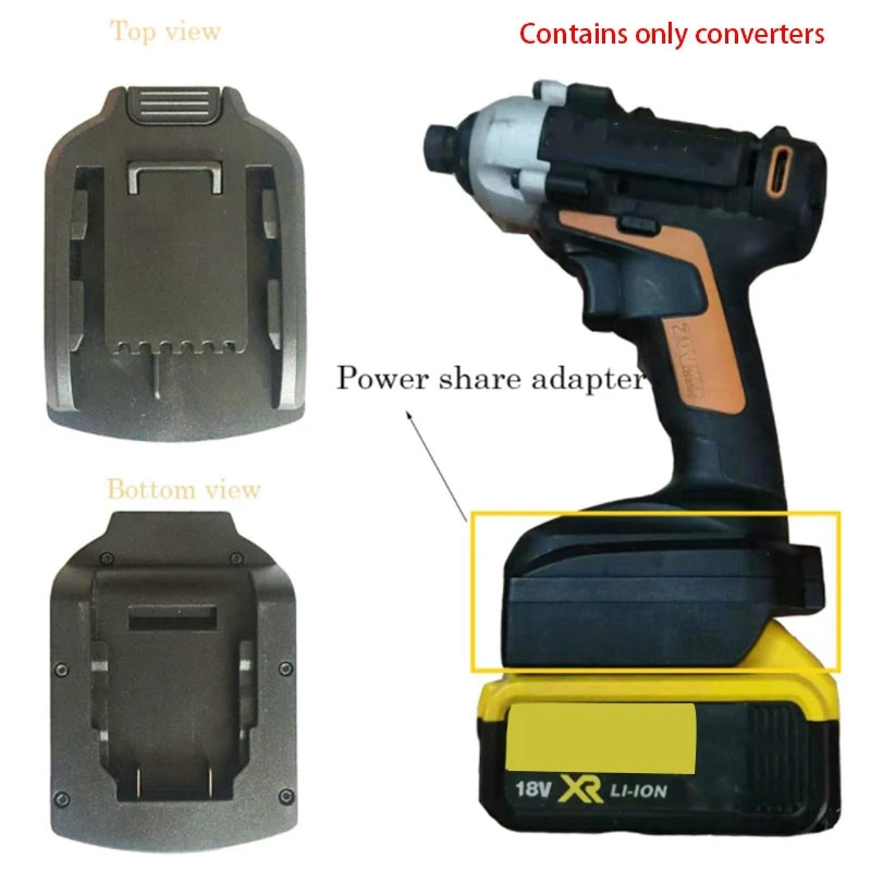 

Battery Adapter DIY Adapter for DeWalt 20V Lithium Battery to Worx