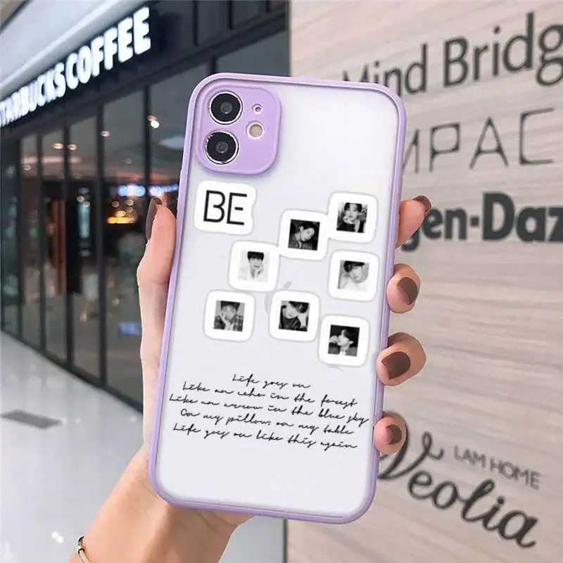 

Life Goes On' hot kpop new song Phone Cases matte transparent For iphone 7 8 11 12 plus mini x xs xr pro max cover