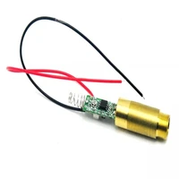 532nm 80mw industrial brass green ray laser dot diode module w driver board out