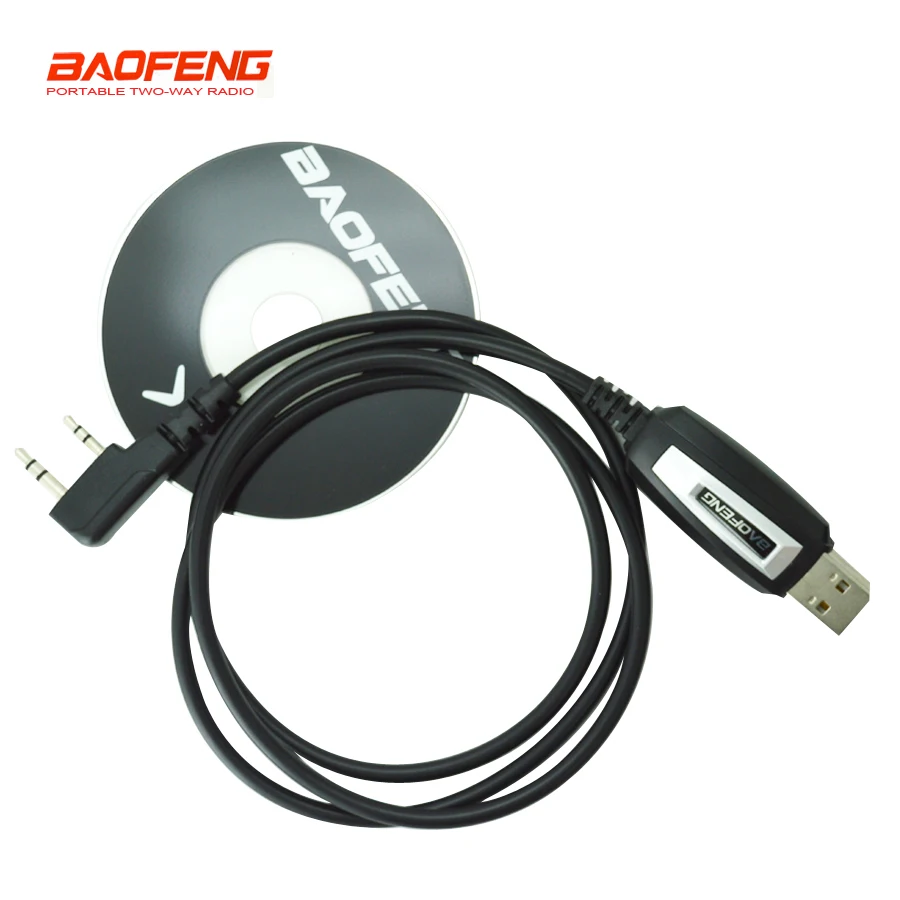 Лидер продаж 2 Pin USB Baofeng Кабель для программирования J0012A для иди и болтай walkie talkie Baofeng UV-5R UV-985 UV-3R KENWOOD TK3207 TK-3107 BF-888S