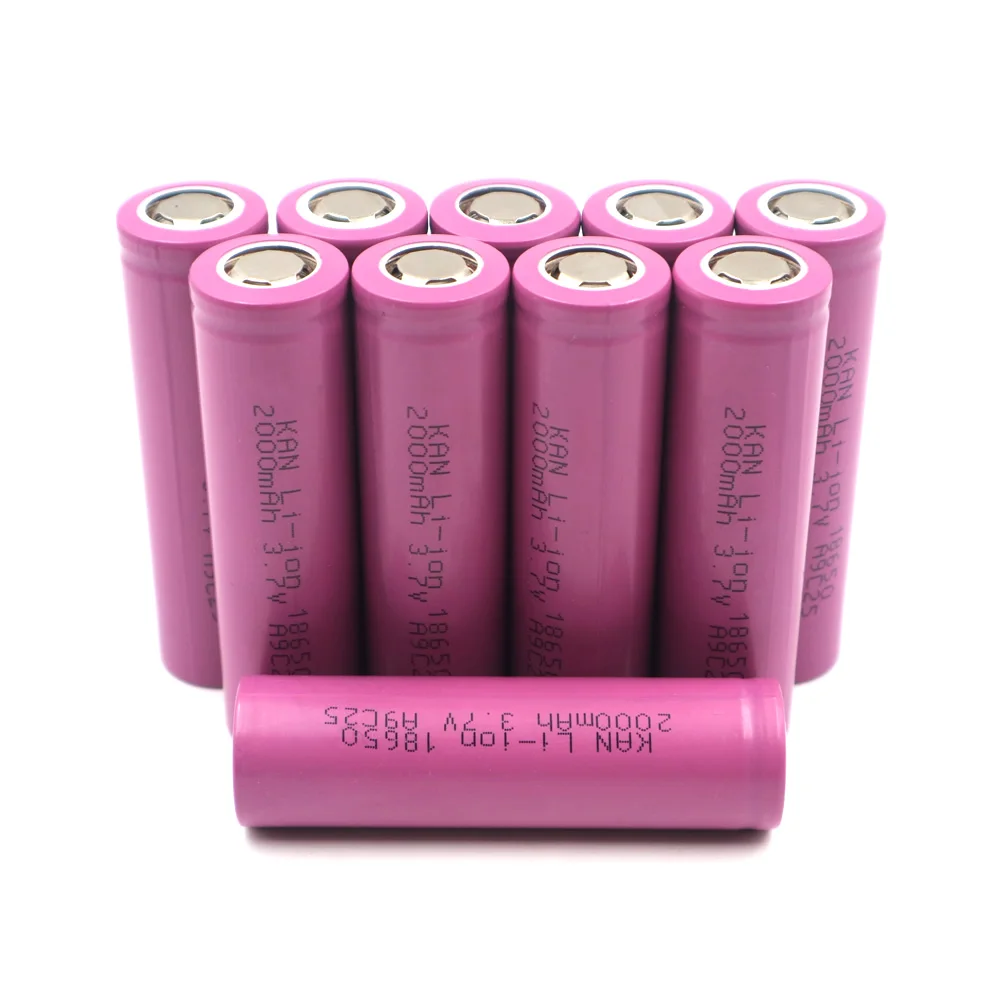 C& P 18650 литий-ионные батареи 2000 mAh разрядный ток 20A с большим увеличением Электроинструмент кальян с аккумулятором электронная сигарета