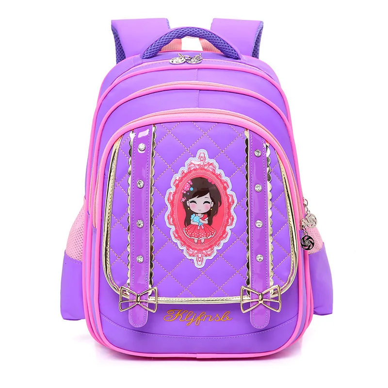 Children School Backpacks Lovely Printing School bags For Girls Waterproof princess Backpacks Kids School bags satchel mochilas