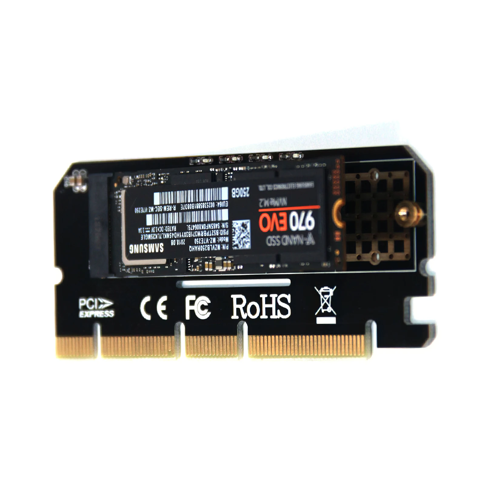 адаптер nvme m 2 nvme pcie к m2 адаптер ssd m2 nvme pci express x16 x8 x4