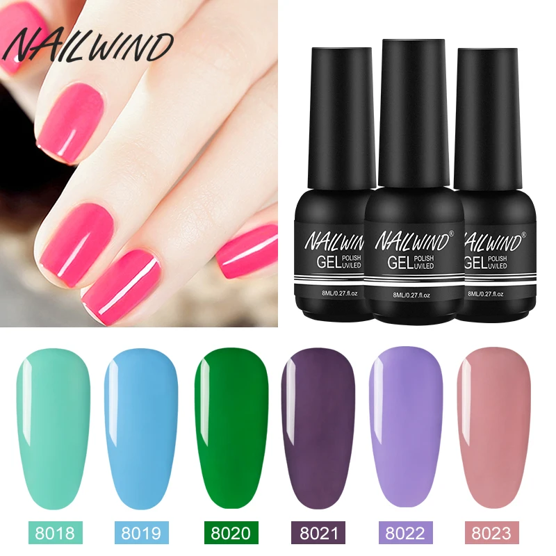 УФ гель для ногтей 8 мл полуперманентный Гель лак чистых цветов лампа маникюра