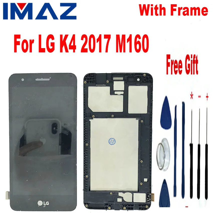 IMAZ Оригинальный ЖК-дисплей 4 5 дюйма для LG K4 2017 X230 кодирующий преобразователь