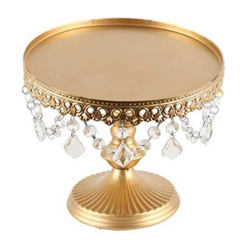 Золотой зеркальный Свадебный десертный поднос подставка для торта Свадебная