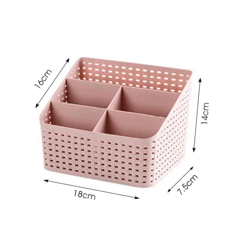 1 шт. коробка для хранения косметики из ротанга дома|Коробки и ящики хранения| |