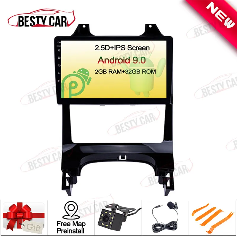 9 &quotAndroid 0 Автомобильный мультимедийный плеер стерео радио gps навигация для peugeot