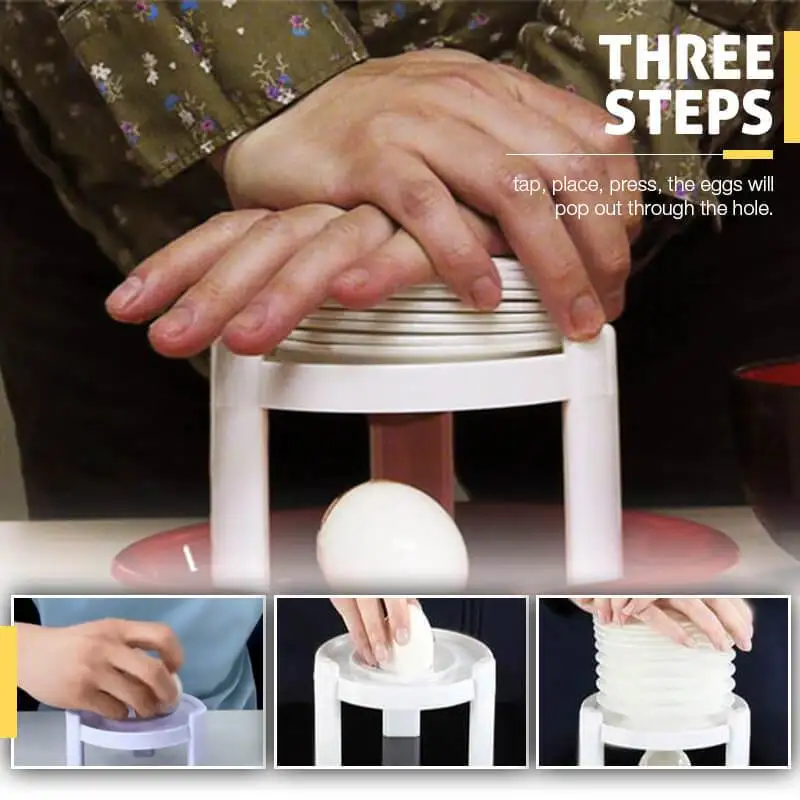 Три шага вкрутую Детский костюм яичная скорлупа удалить инструмент Яйцо Stractor