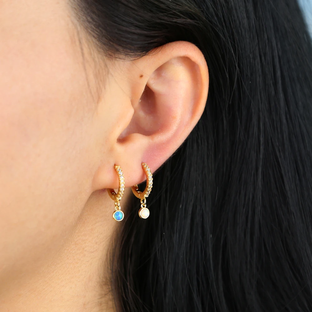 Высококачественные геометрические драгоценные камни голубой белый цвет