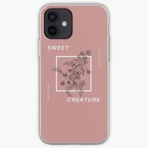 sweet creature  Phone Case for iPhone X XS XR Max 5 5S SE 6 6S 7 8 Plus 11 12 13 Pro Max Mini Photos Pattern Accessories Flower