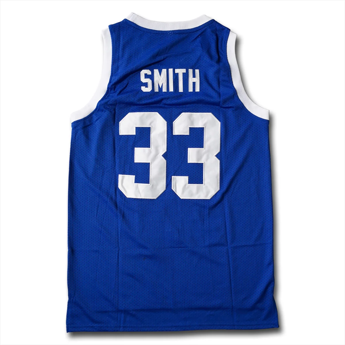 

Will Smith #33 Basketball Jersey Music Television First Annual Rock N'Jock B-Ball Jam 1991 Blue Will Smith Stitched Shirts MTV