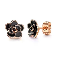luxury camellia pearl earrings stud earrings charm flower earrings for women jewelry girl earring accessories 2021