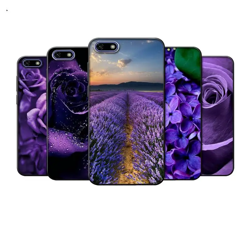 

Purple Watercolor flower Dandelion Lotus Lavender Phone Case For Redmi K 7 8 9 20 30 X A Pro Note 4 5 6 7 8 9 S X A T Cover