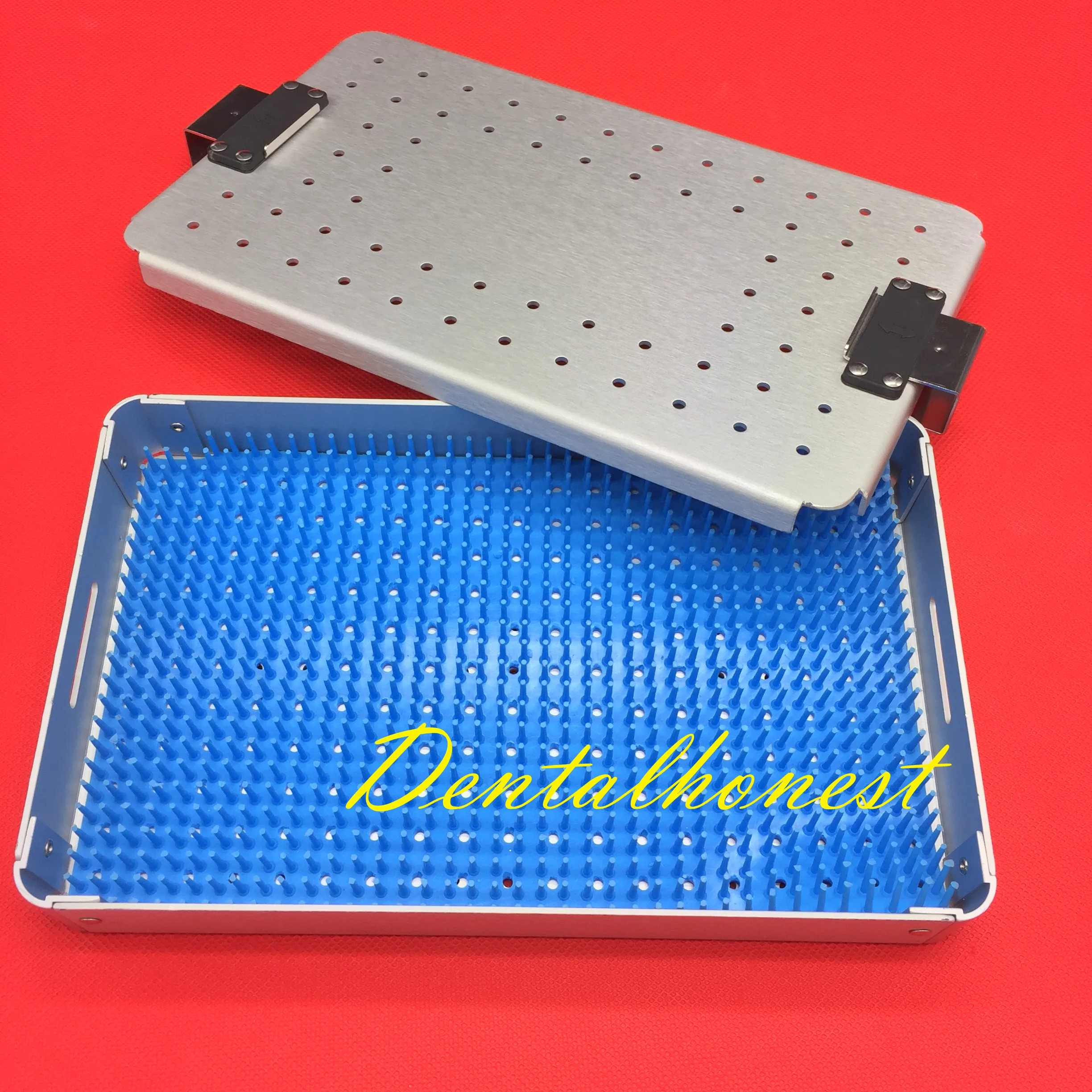 1 Набор Серебристый Алюминиевый сплав чехол для стерилизации коробка