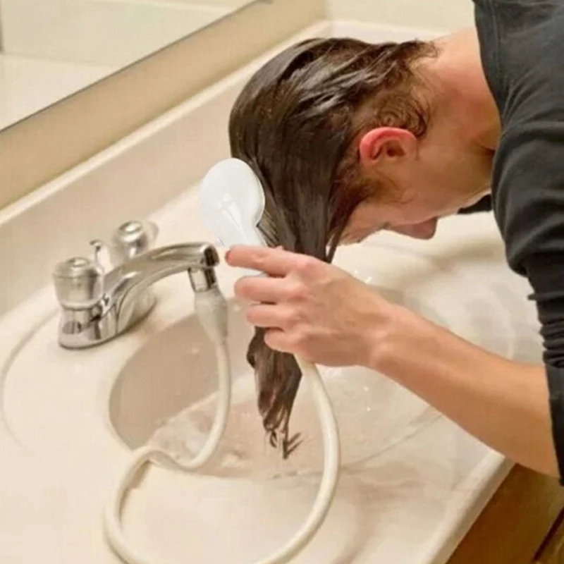 Собака опрыскиватели для ванны белый распылительную головку ПЭТ собака Ванна