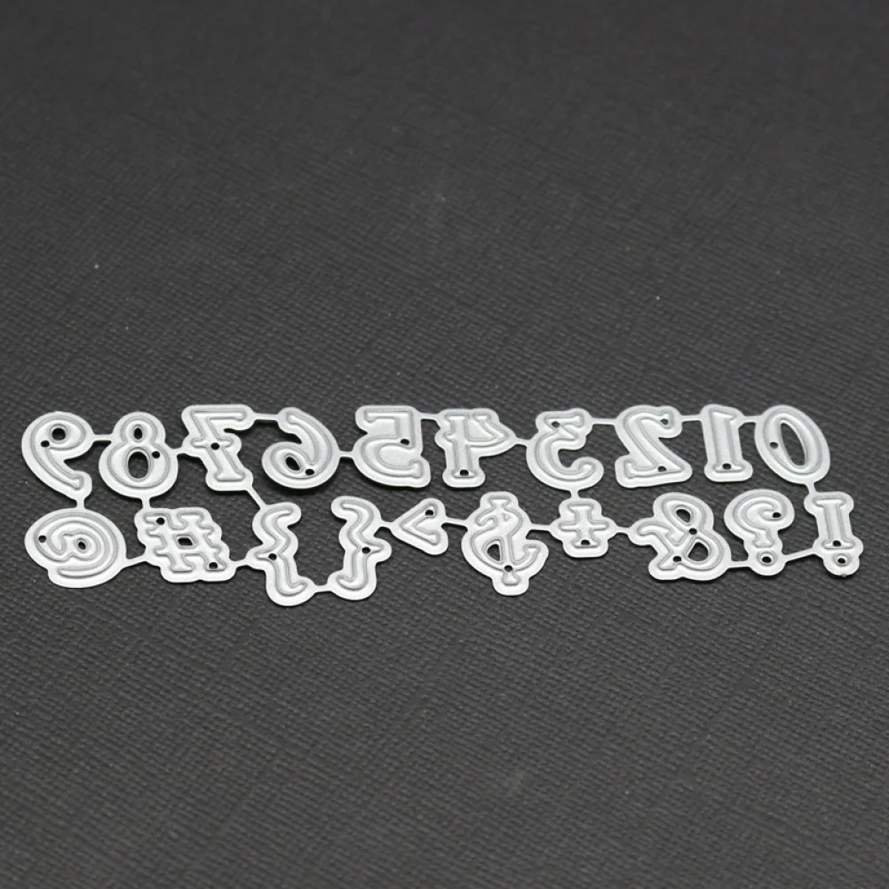 

New Design Craft Metal Cutting Dies Number Symbol Scrapbooking Album DIY Paper Card Craft Embossing Die Cuts